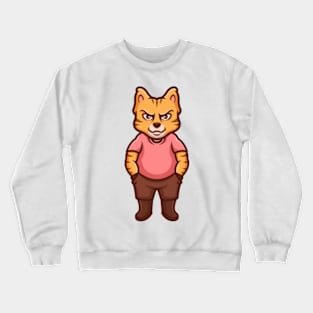 The Tiger Cartoon Crewneck Sweatshirt